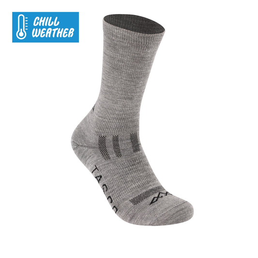 Dawn Patrol Cold Weather Merino Wool Socks - Gray