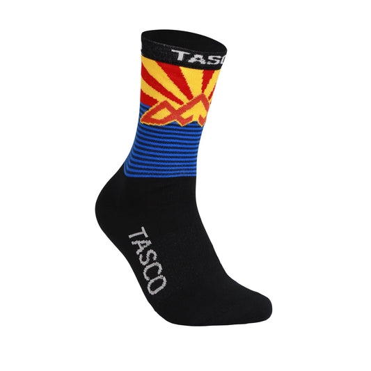 Ridgeline Cycling Socks - Rising Sun