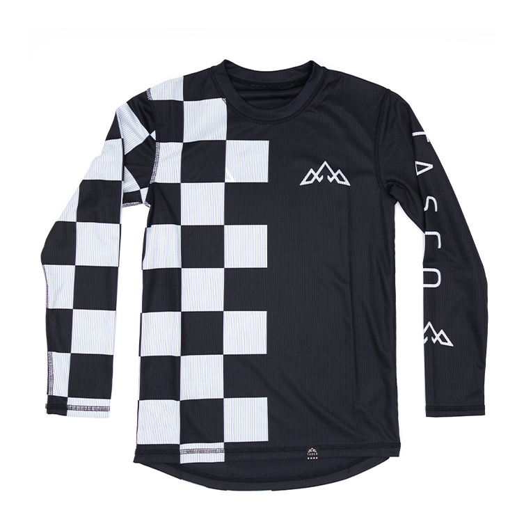 Mullet Reversible Trail Jersey (L/S) - Checkmate (Youth)