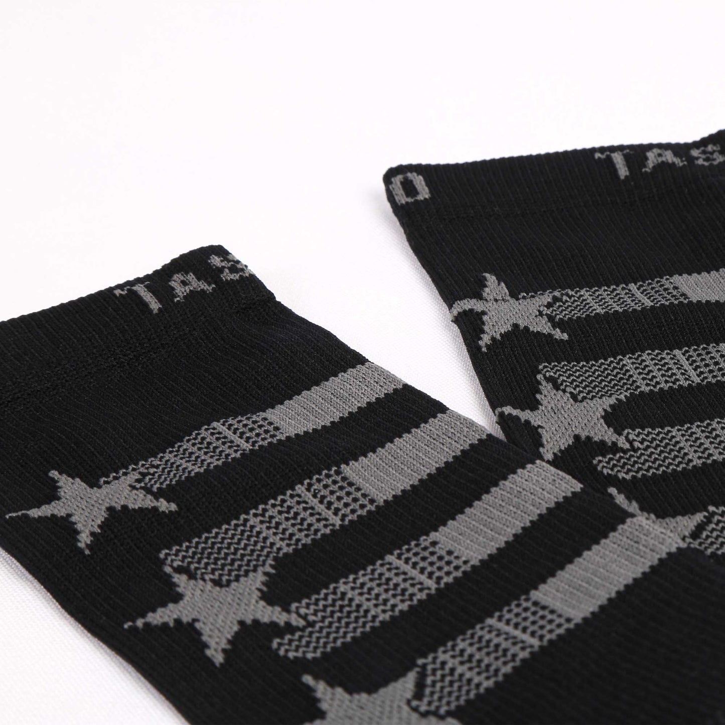 Ridgeline Cycling Socks - Black Flag